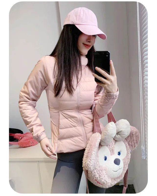 2024 Nuevo chaqueta down Fit Slim Colector corriendo al aire libre Sports Sports Down Jacket Women Searwear Streetwear