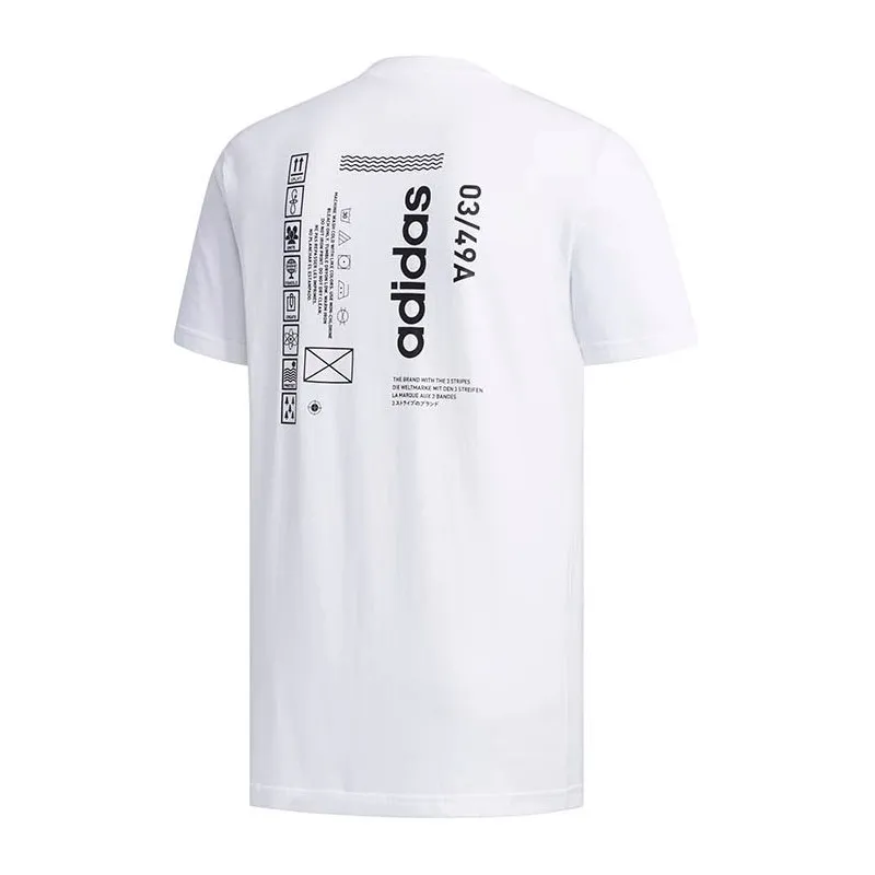 ADIDAS M SYMB T  CAMISETA HOMBRE BLANCO