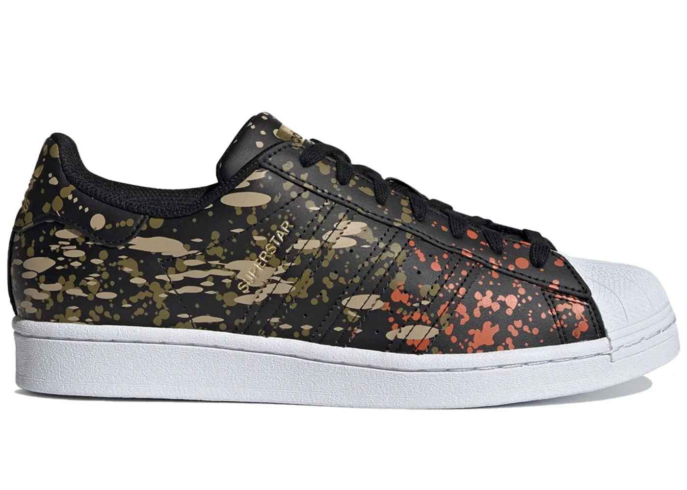 adidas Originals Superstar Splashes, Splatter and Drips Black