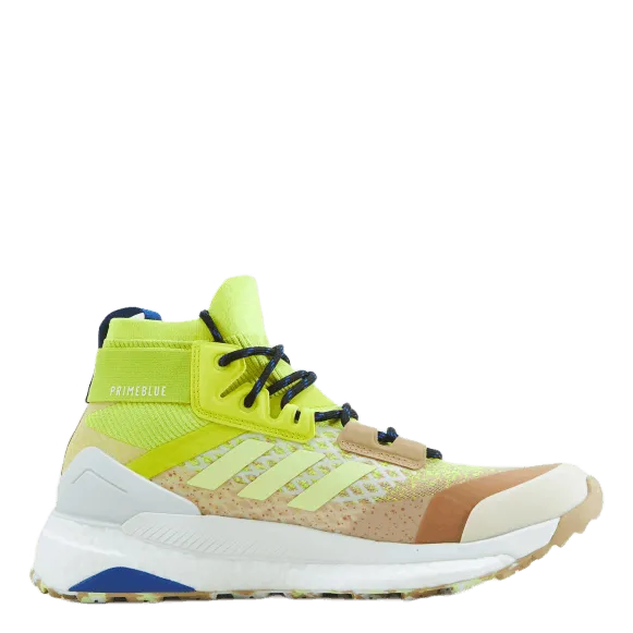 Adidas Terrex Free Hiker Primeblue Hiking Shoes Beige Tone / Pulse Yellow / Acid Yellow