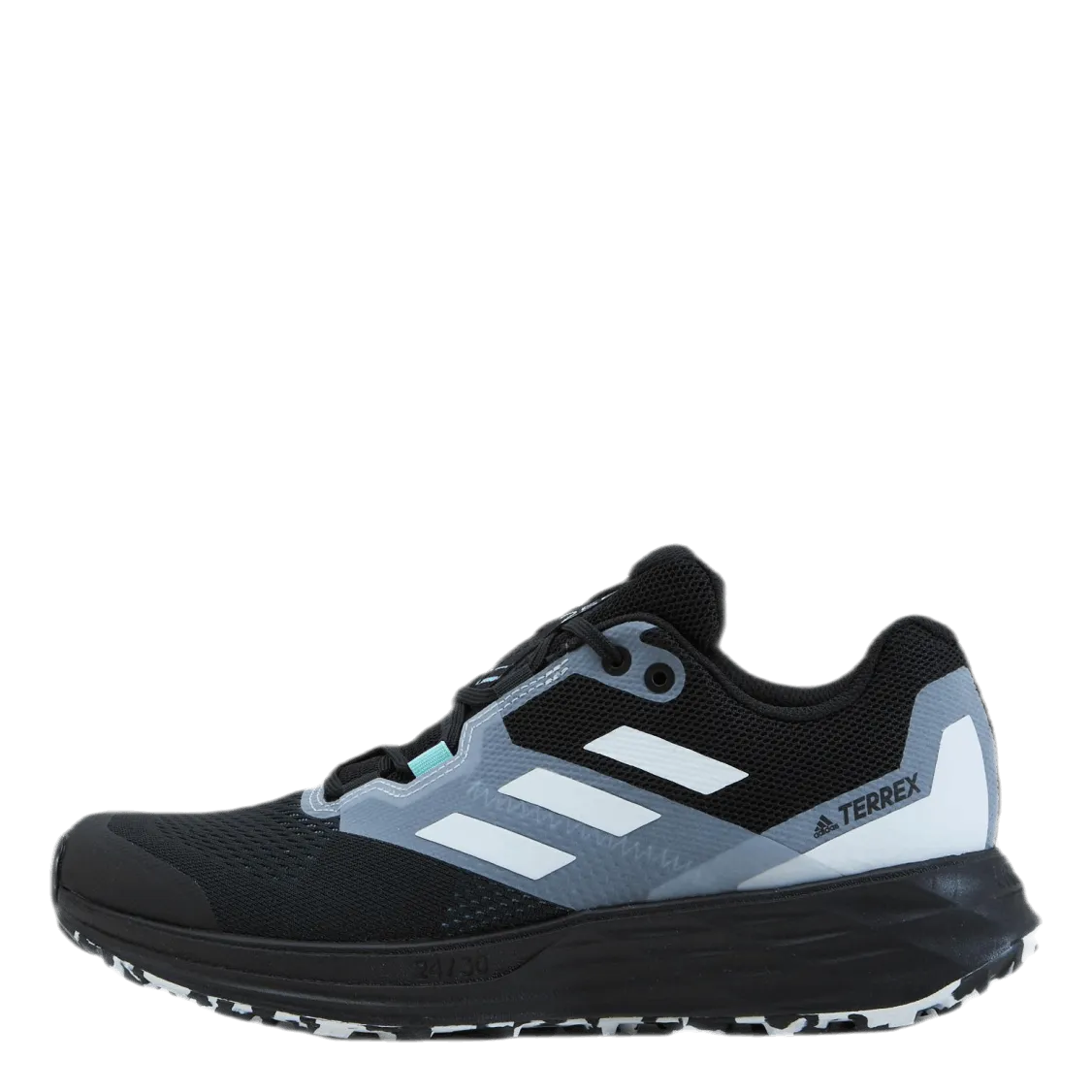 Adidas Terrex Two Flow Trail Running Shoes Core Black / Crystal White / Clear Mint