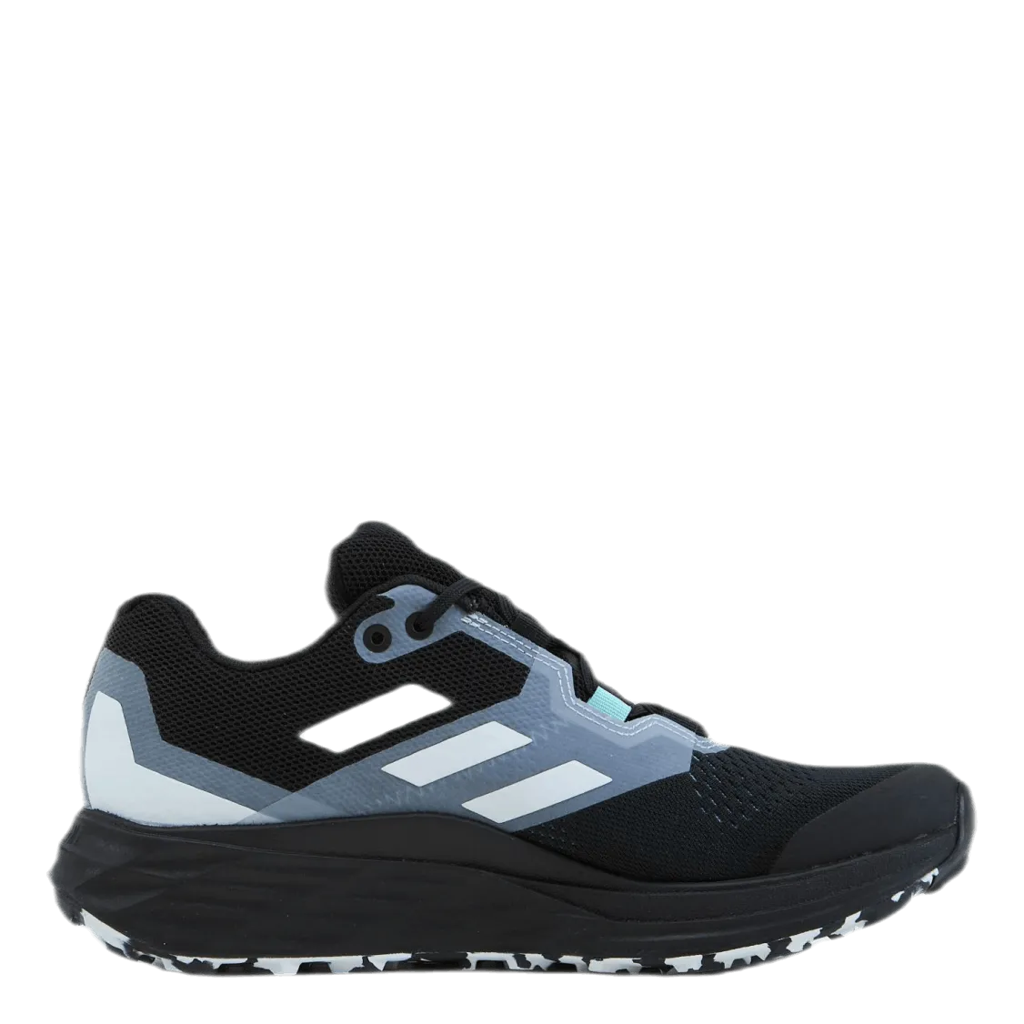Adidas Terrex Two Flow Trail Running Shoes Core Black / Crystal White / Clear Mint