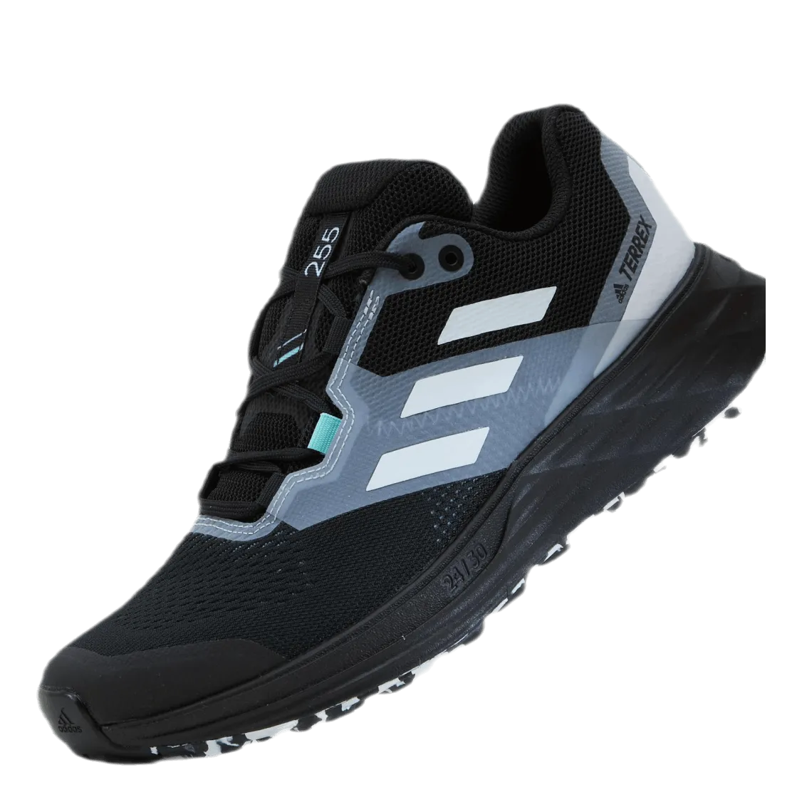 Adidas Terrex Two Flow Trail Running Shoes Core Black / Crystal White / Clear Mint