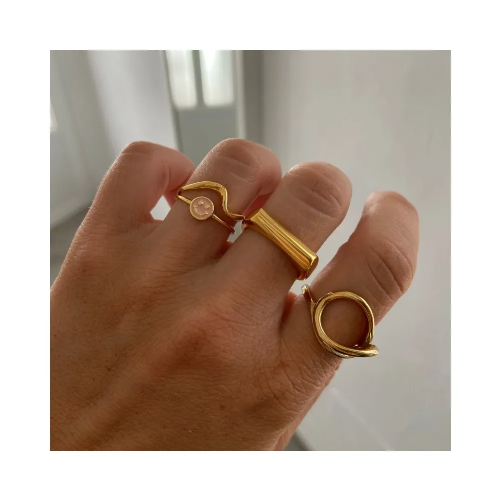 Anillo Waves Oro