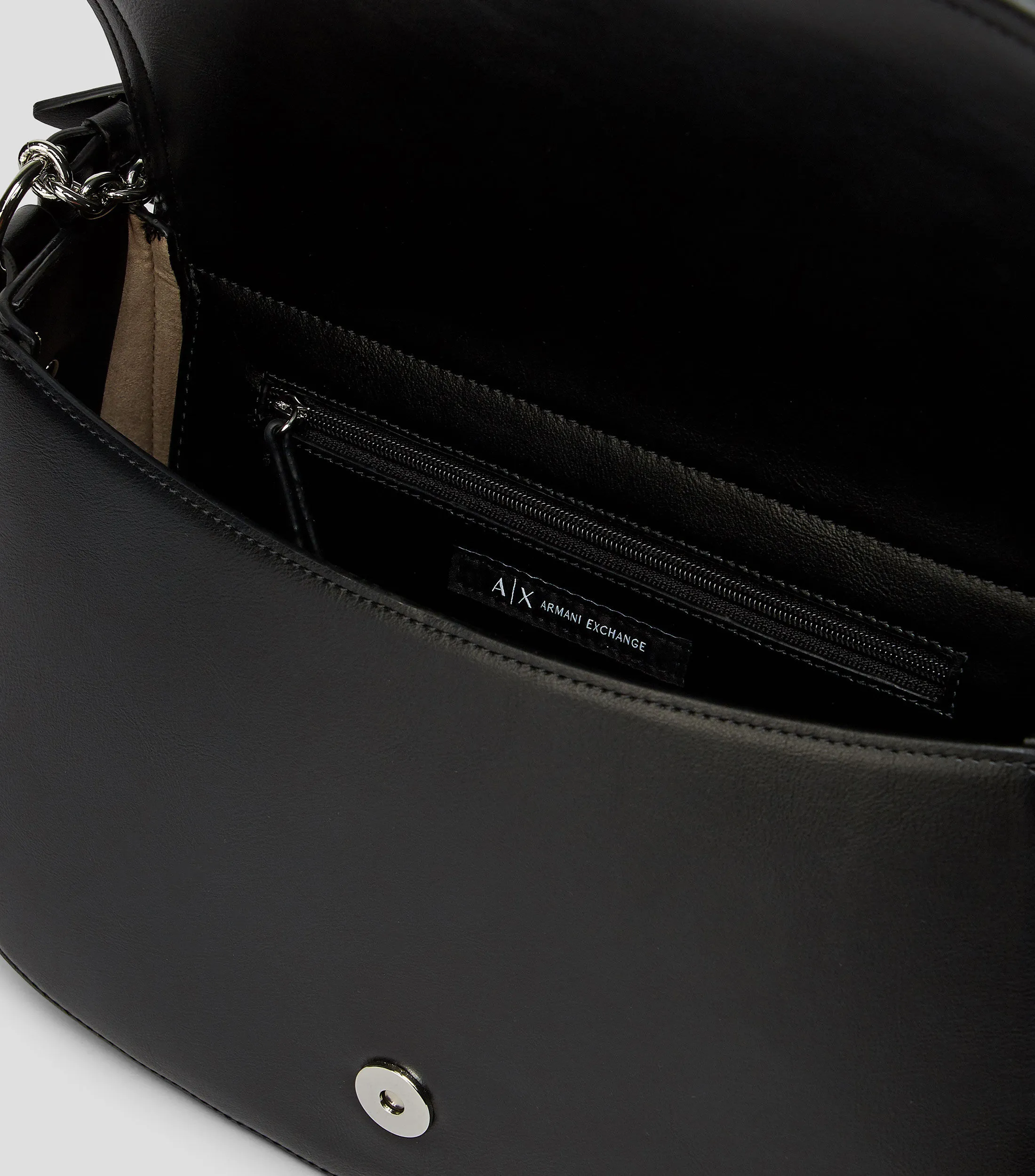 Armani Exchange Bolso shoulder negro liso Mujer