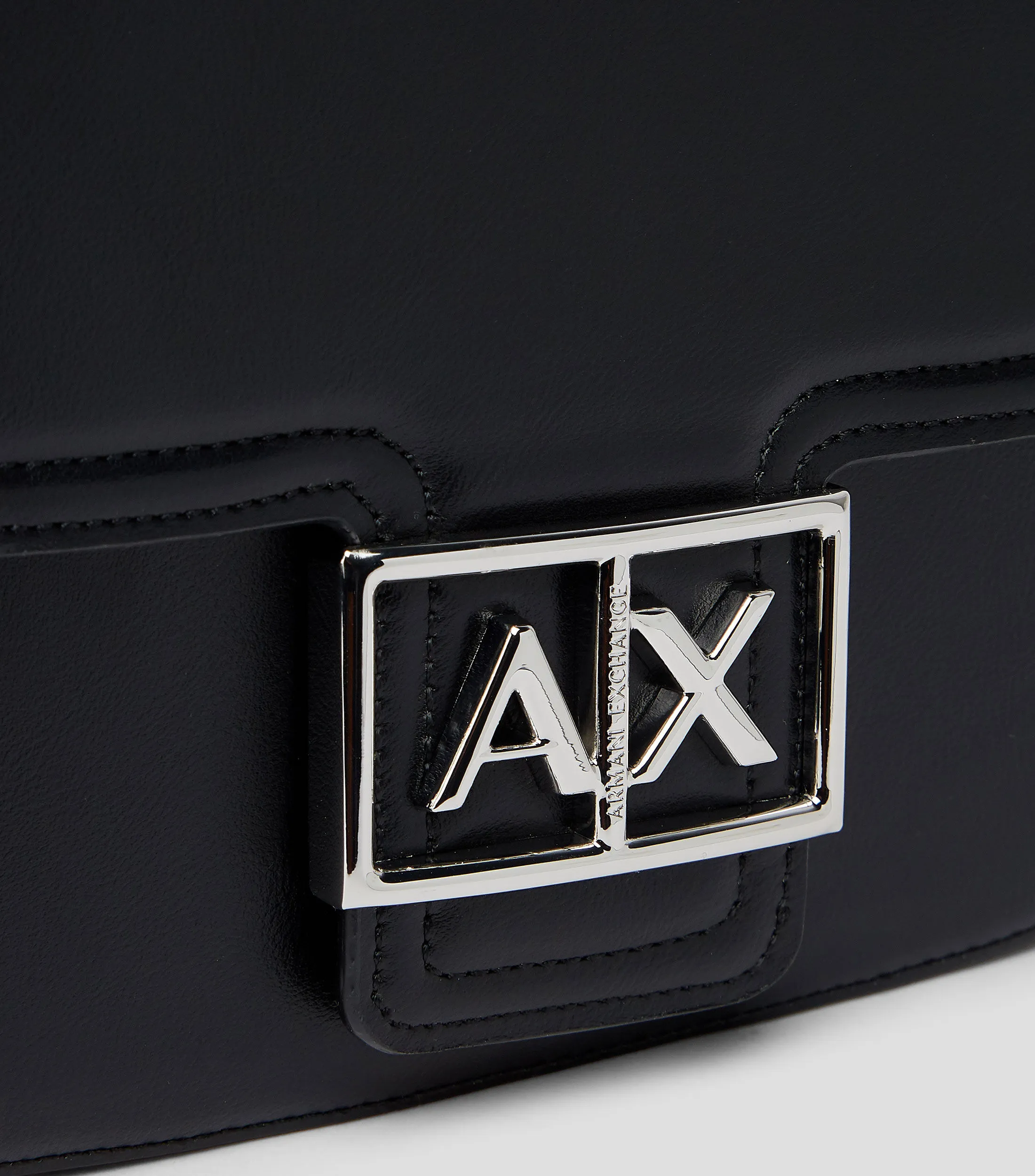 Armani Exchange Bolso shoulder negro liso Mujer