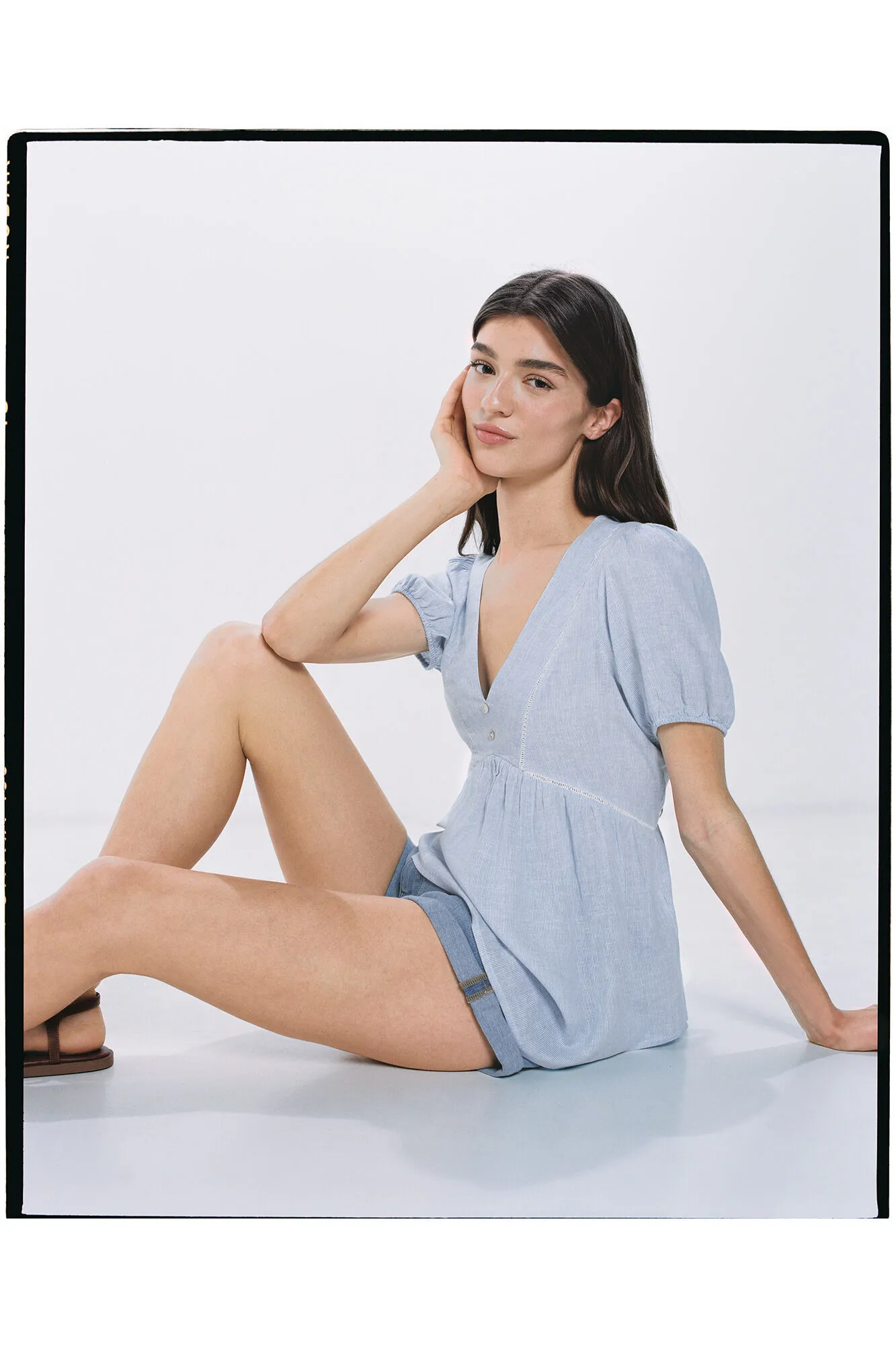 Blusa Entredos con Lino