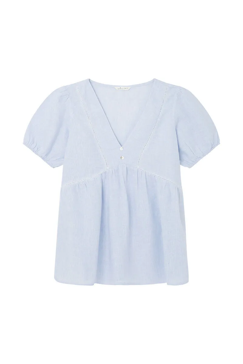 Blusa Entredos con Lino