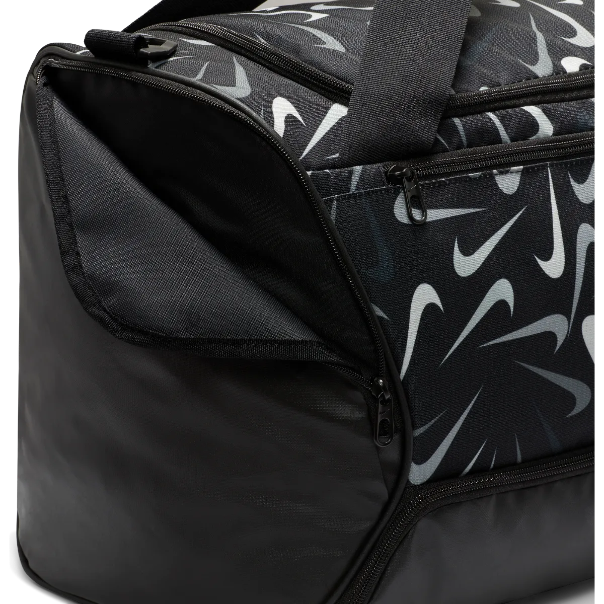 Bolso Entrenamiento Nike Brasilia 9.5 Negro/Blanco/Naranjo