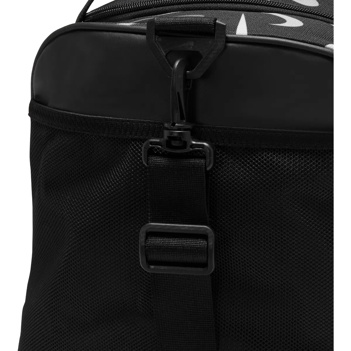 Bolso Entrenamiento Nike Brasilia 9.5 Negro/Blanco/Naranjo