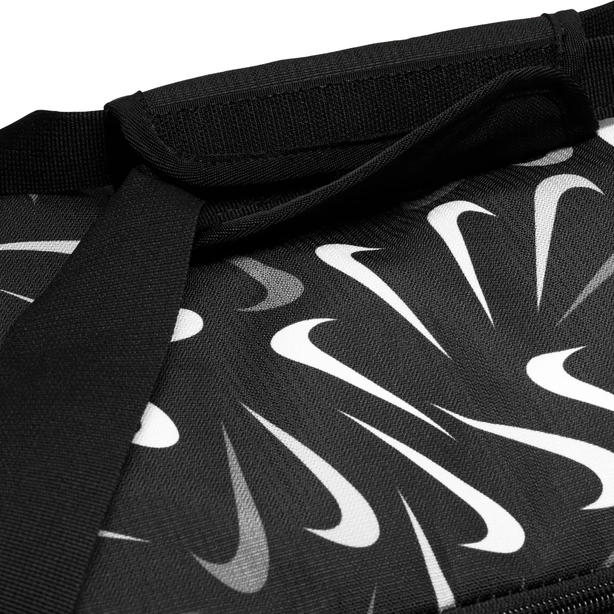 Bolso Entrenamiento Nike Brasilia 9.5 Negro/Blanco/Naranjo
