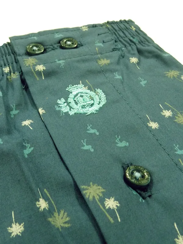 Boxer Guasch de tela estampado con palmeras