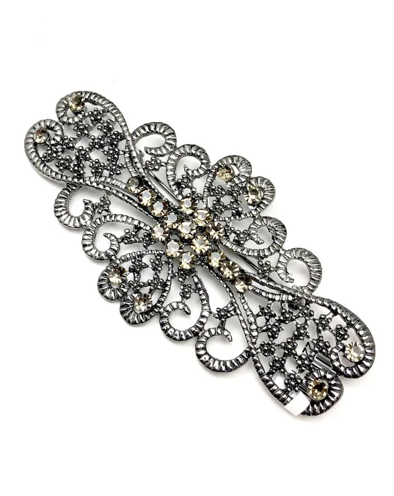 BROCHES MUJER EN PLATEADO ENVEJECIDO PARA MANTILLA