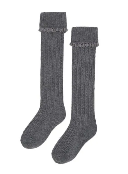 Calcetines Mayoral Gris Para Niña