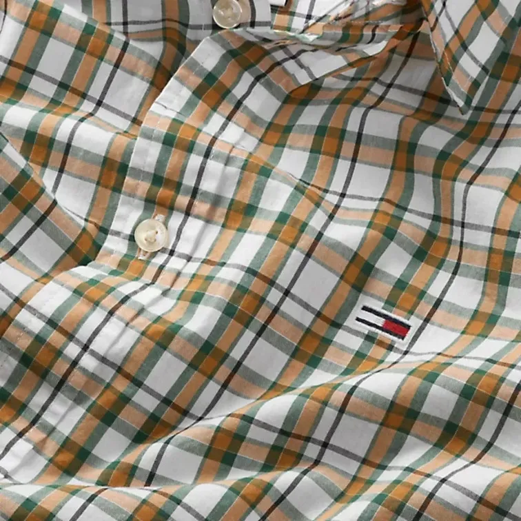 CAMISA FIT REGULAR ESTAMPADO CUADROS HOMBRE TOMMY JEANS