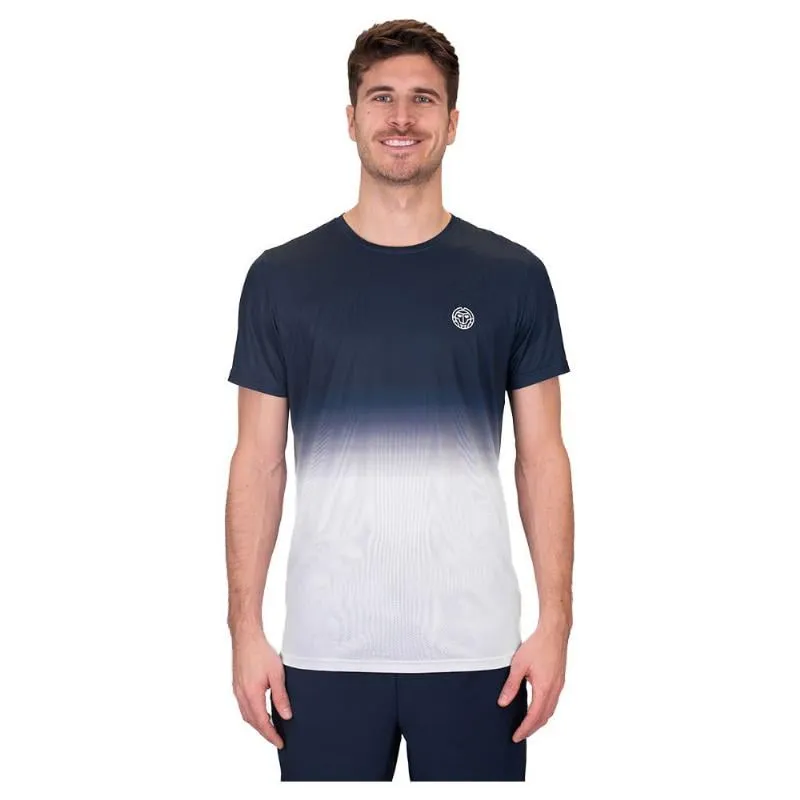 Camiseta Bidi Badu Crew Gradiant Azul Oscuro Blanco | BIDI BADU