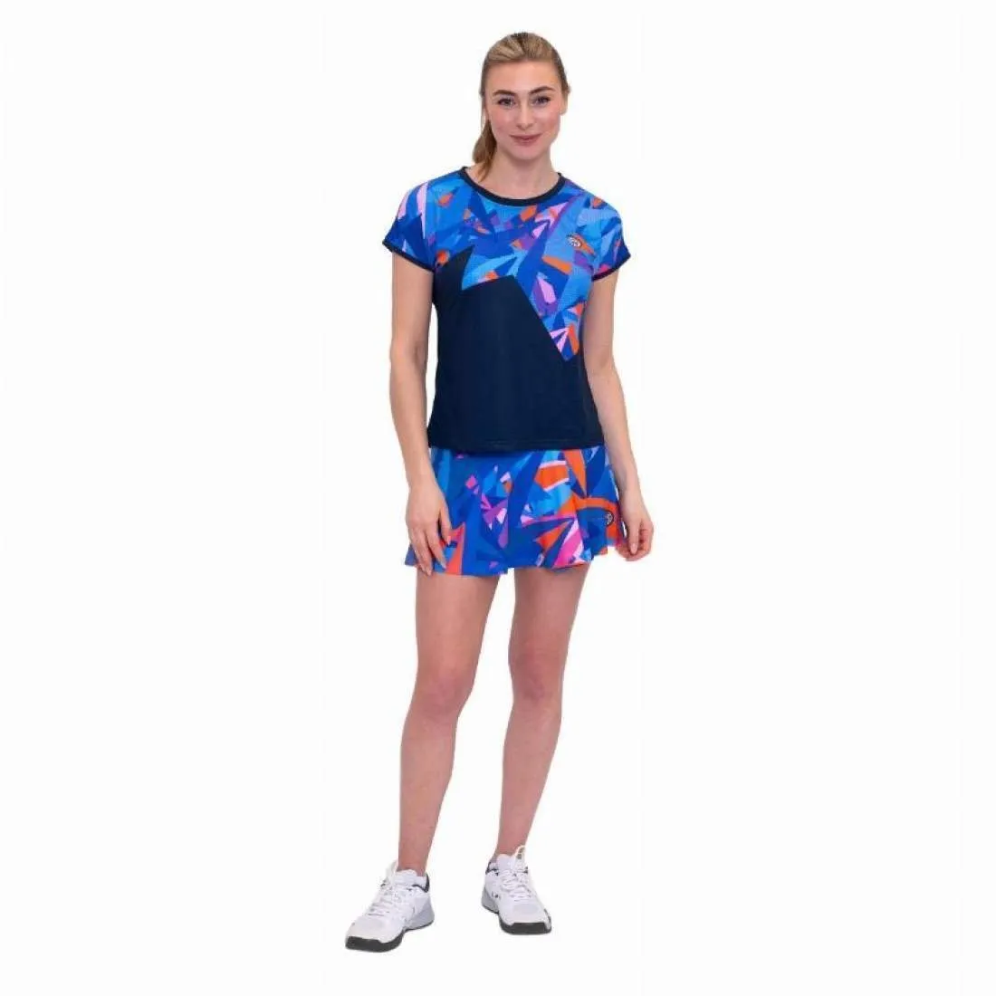 Camiseta Bidi Badu Spike Capsleeve Azul Oscuro Mujer | BIDI BADU