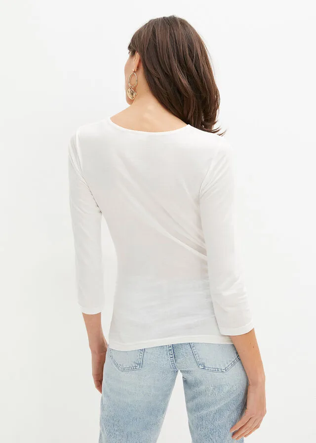Camiseta Blanco lana