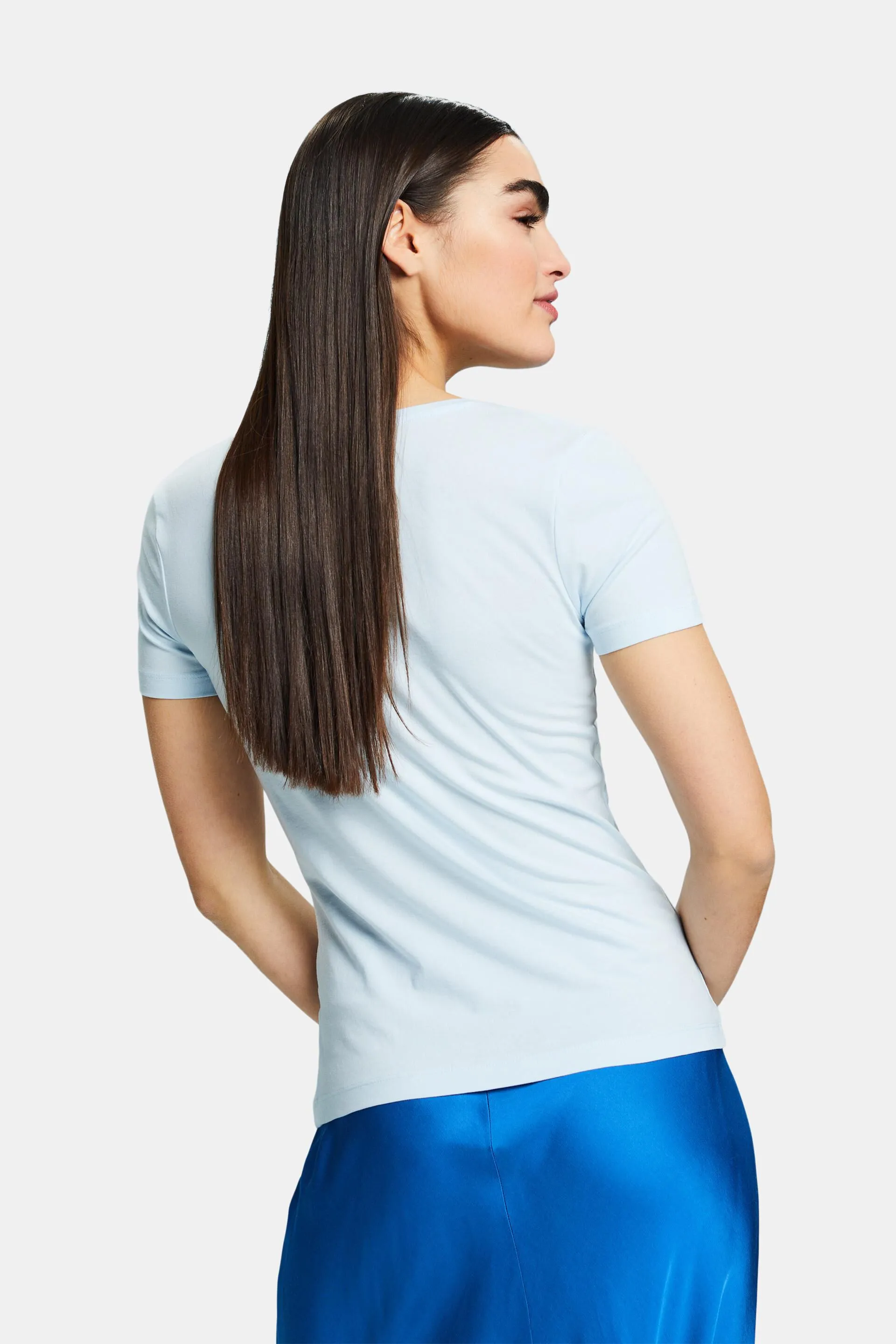 Camiseta con cuello redondo