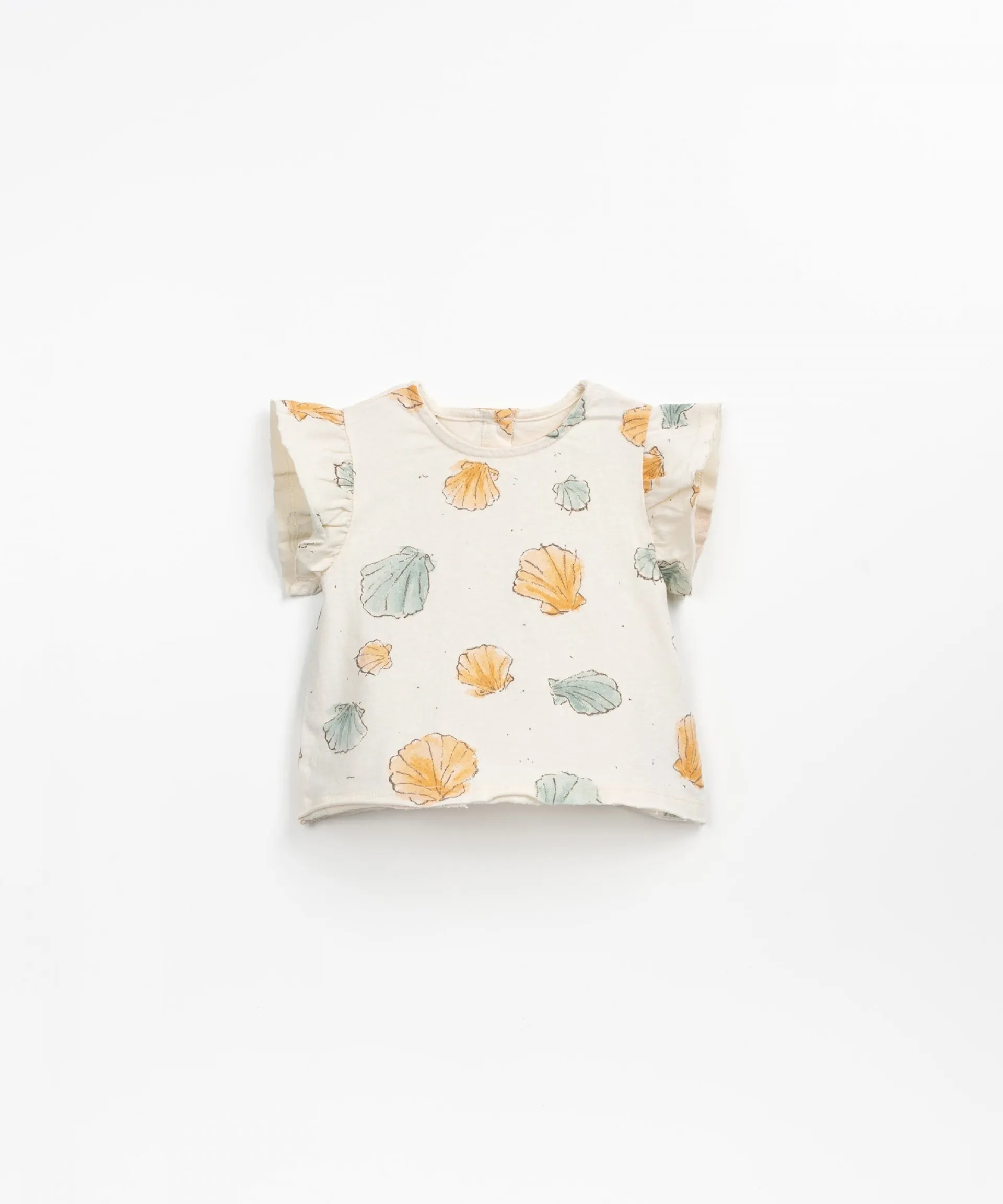 Camiseta con estampado de conchas | Textile Art