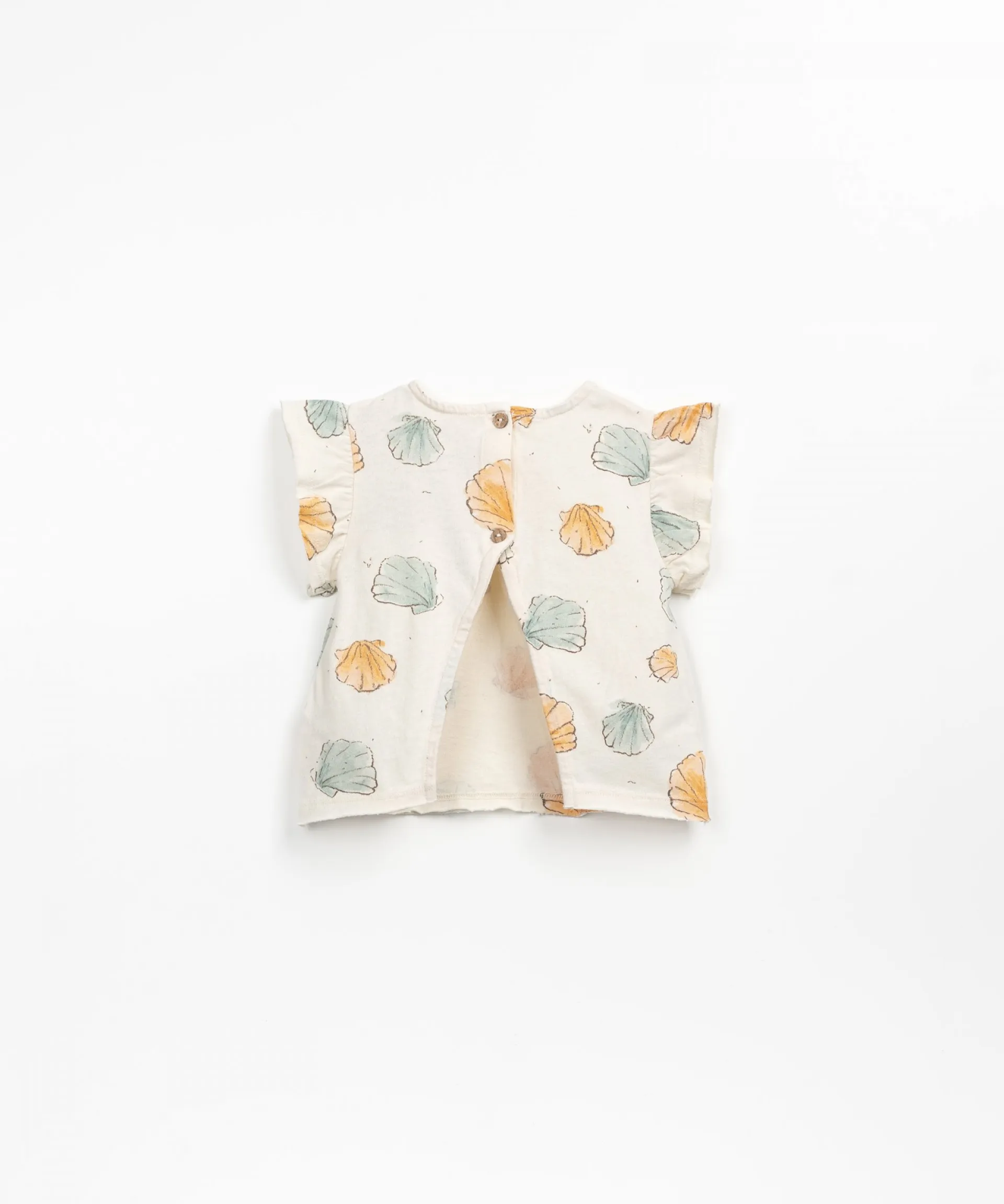 Camiseta con estampado de conchas | Textile Art