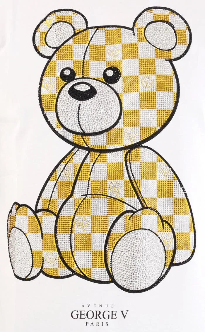 CAMISETA GEORGE V  GV2392 WHT/YELLOW