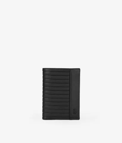 Cartera piel marrón sin portamonedas