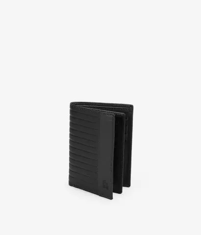 Cartera piel marrón sin portamonedas