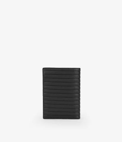 Cartera piel marrón sin portamonedas