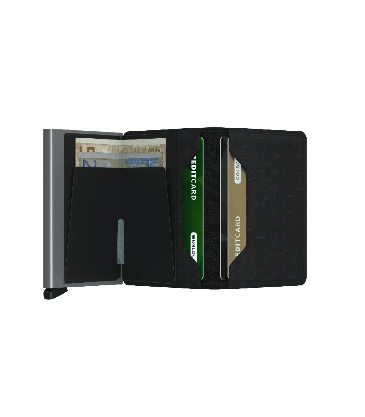 CARTERA SECRID SLIMWALLET OPTICAL BLACKTITANIUM  SOPBLACKTITA