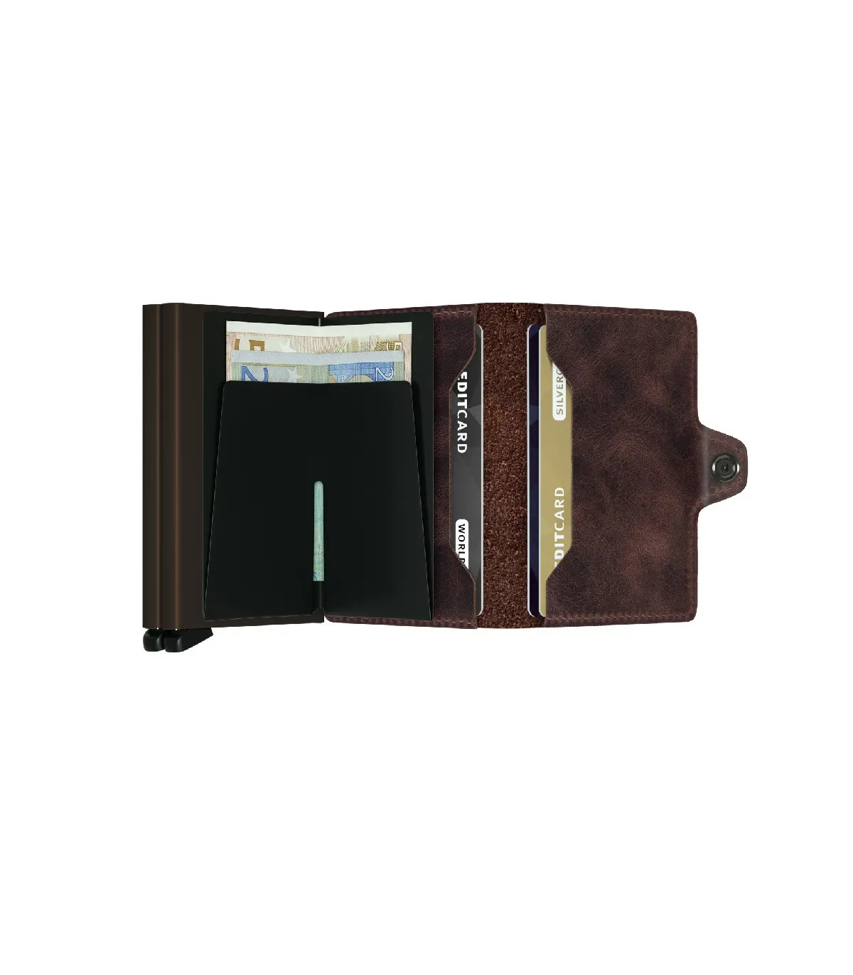 CARTERA SECRID TWINWALLET VINTAGE CHOCOLATE  TVCHOCOLATE