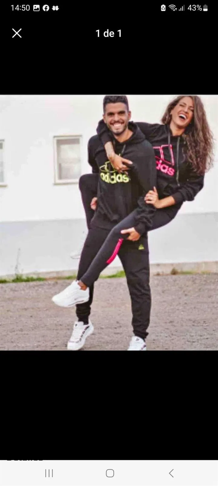 Chándal para parejas Adidas