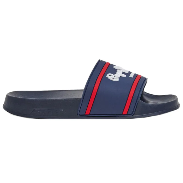 CHANCLA SLIDER CON LOGO NIÑO PEPE JEANS