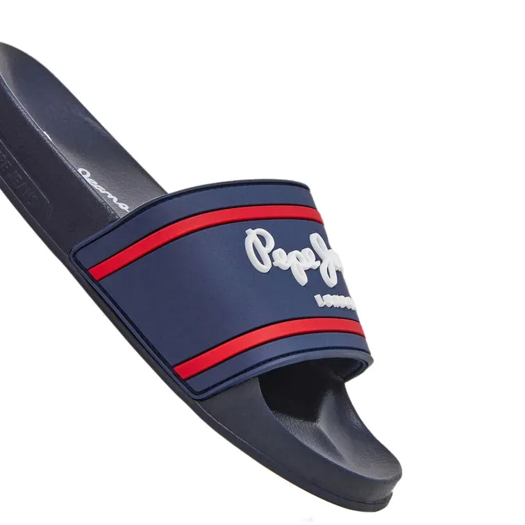 CHANCLA SLIDER CON LOGO NIÑO PEPE JEANS