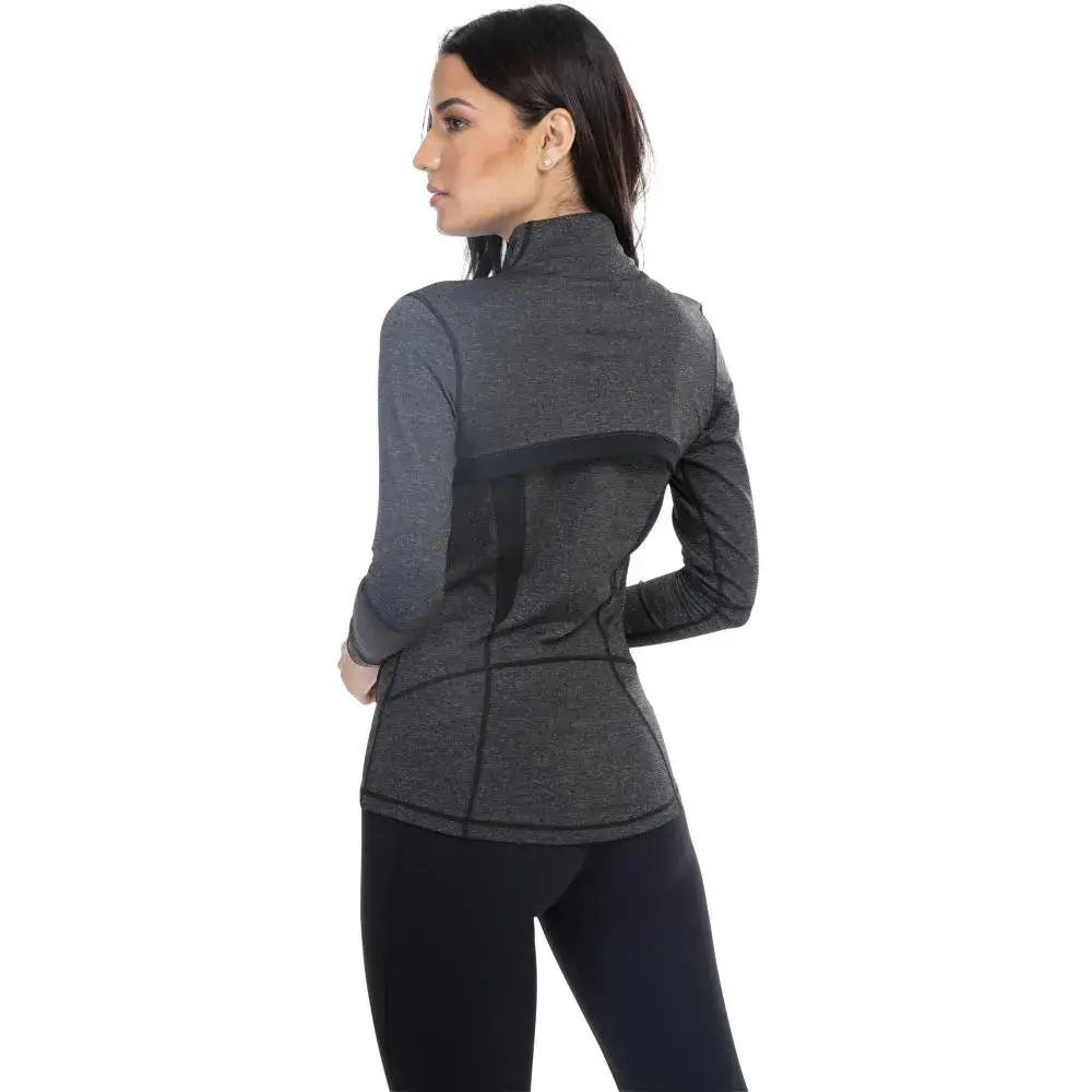Chaqueta deportiva con cierre y sin capucha