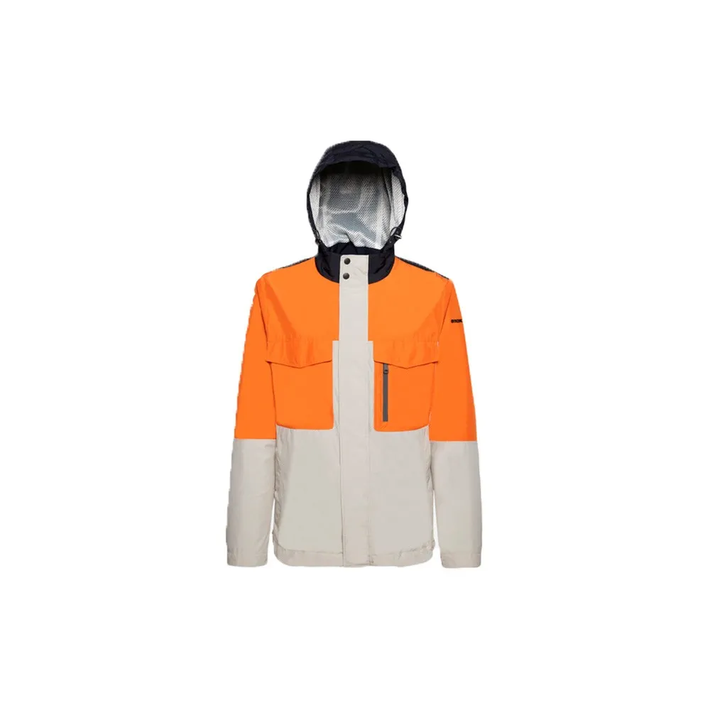 Chaqueta GEOX M2521M PONZA Color Beige y Naranja