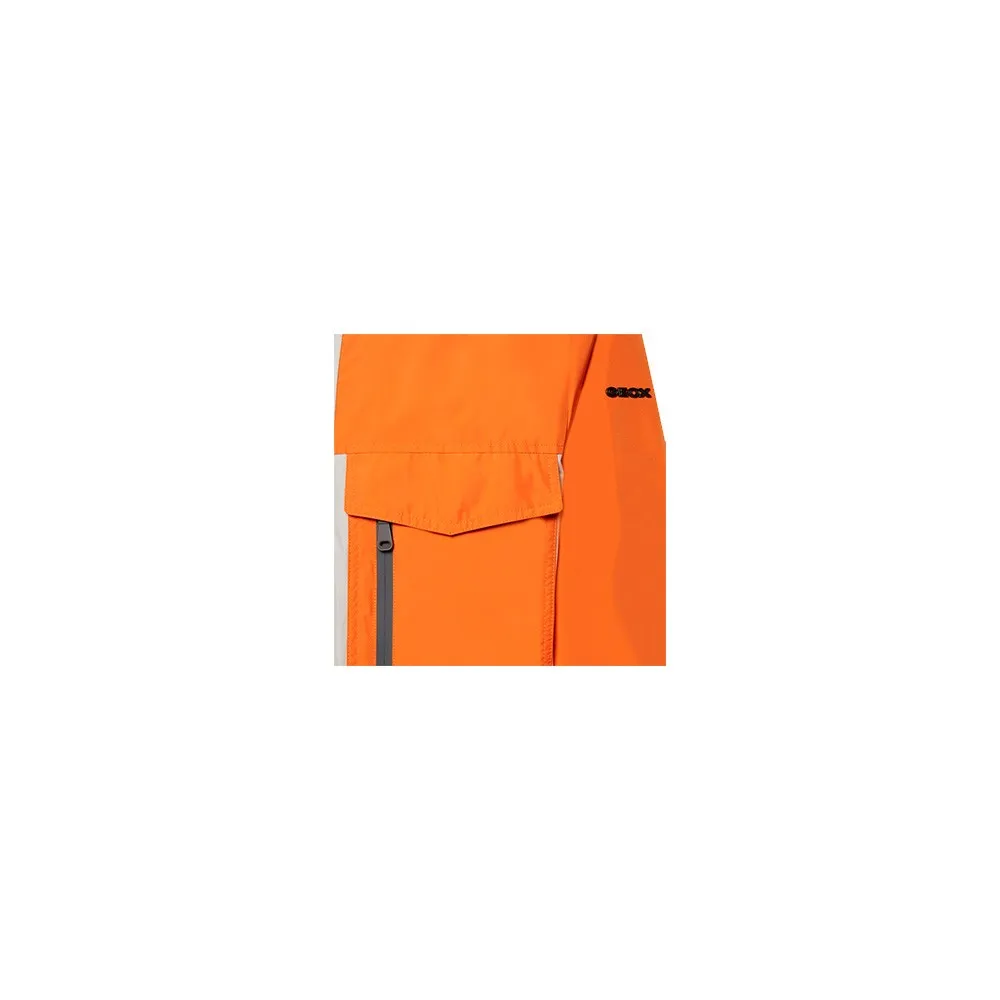Chaqueta GEOX M2521M PONZA Color Beige y Naranja