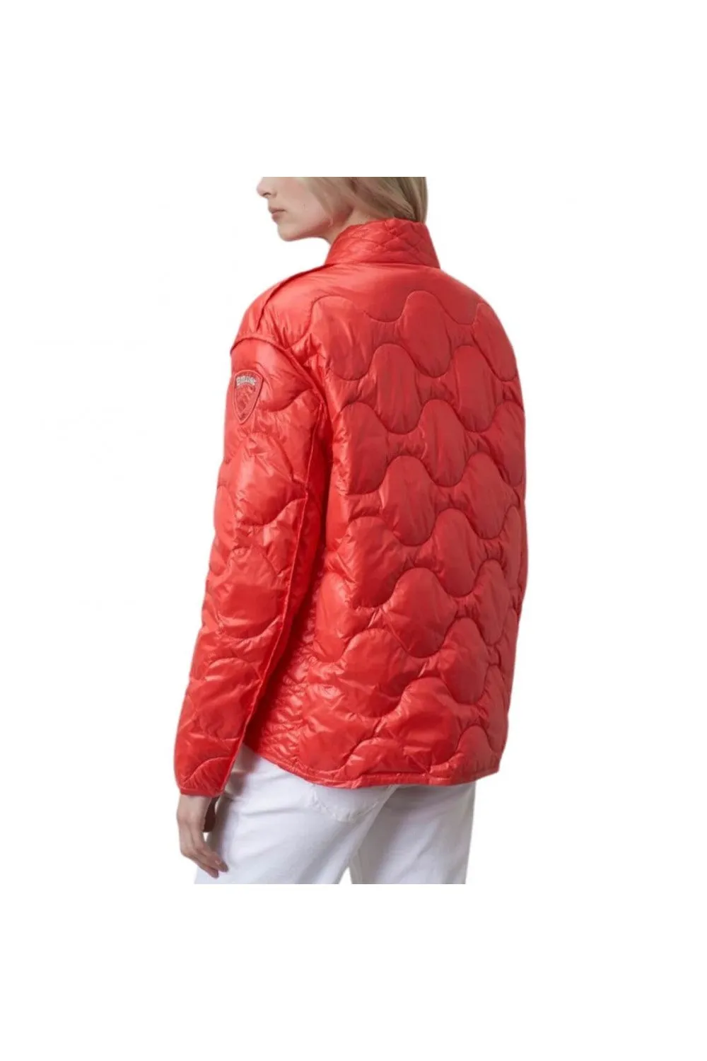 Chaqueta penelope Coral Con Acolchado Ondulado De Blauer