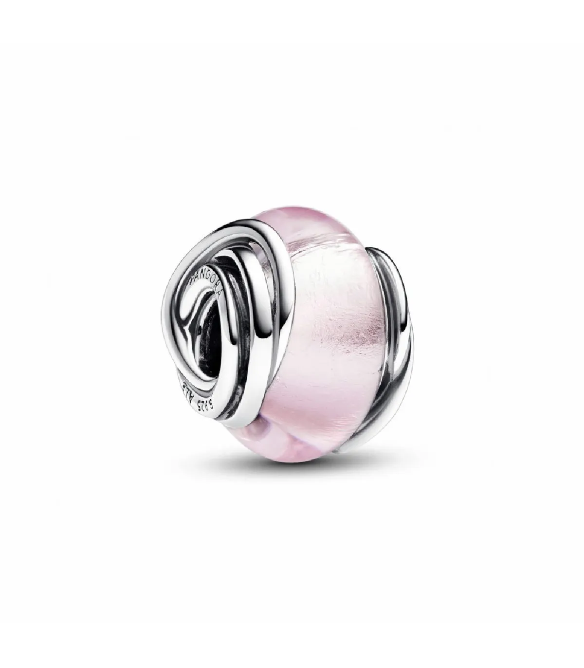 CHARM PANDORA DE CRISTAL DE MURANO ROSA RODEADO  793241C00