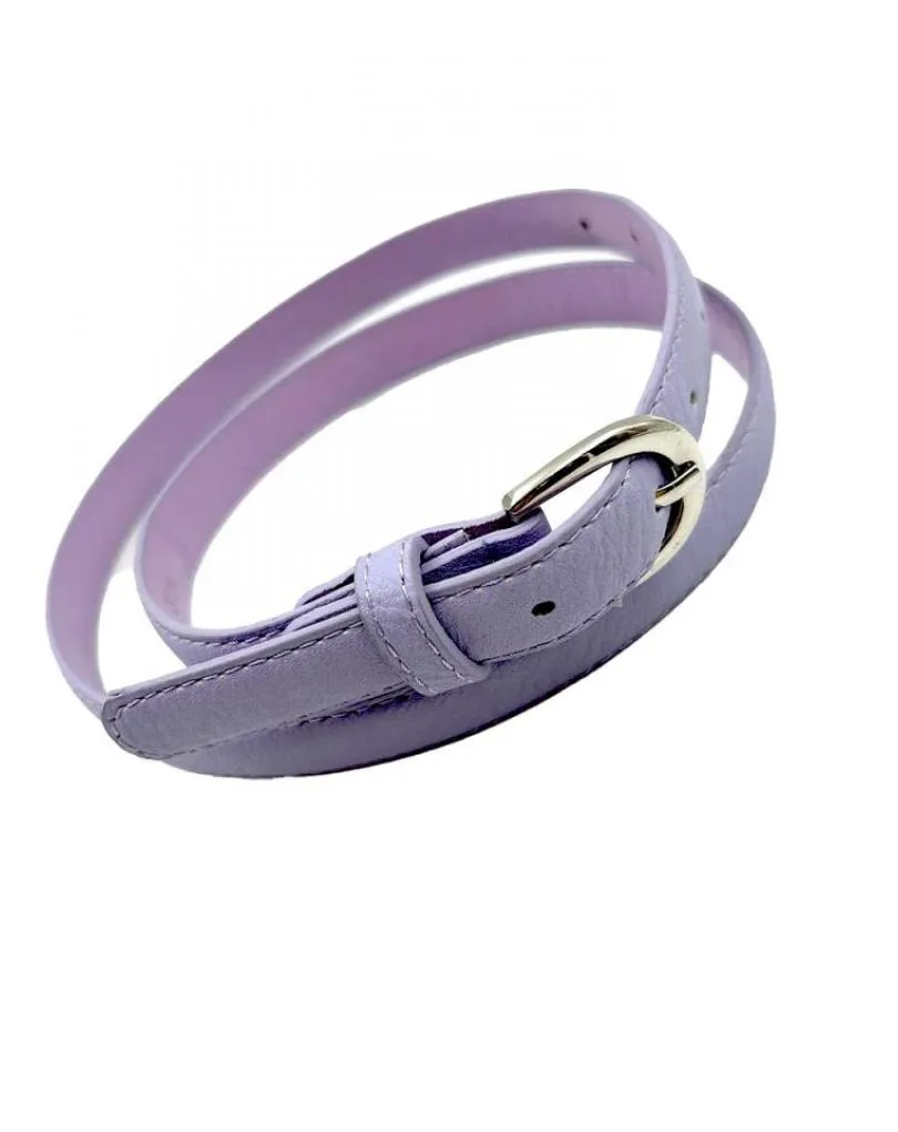 CINTURONES LILAS FINOS PARA MUJER QUE ESTILIZA EL LOOK