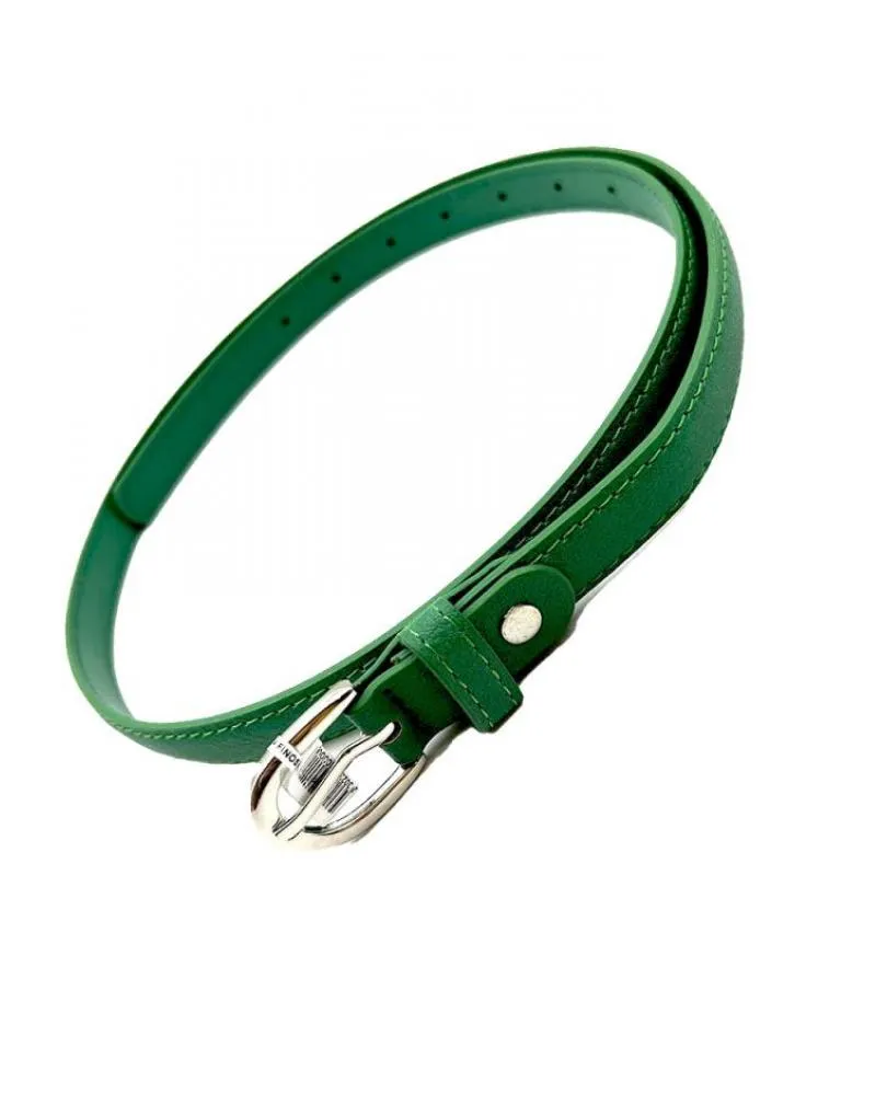 CINTURONES VERDES ESMERALDA FINOS PARA ESTILIZAR EL LOOK