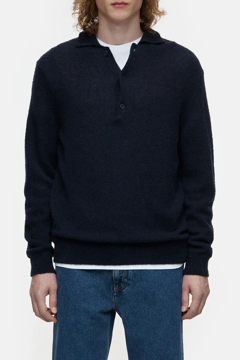 CLOSED JERSEY POLO DE LANA NAVY