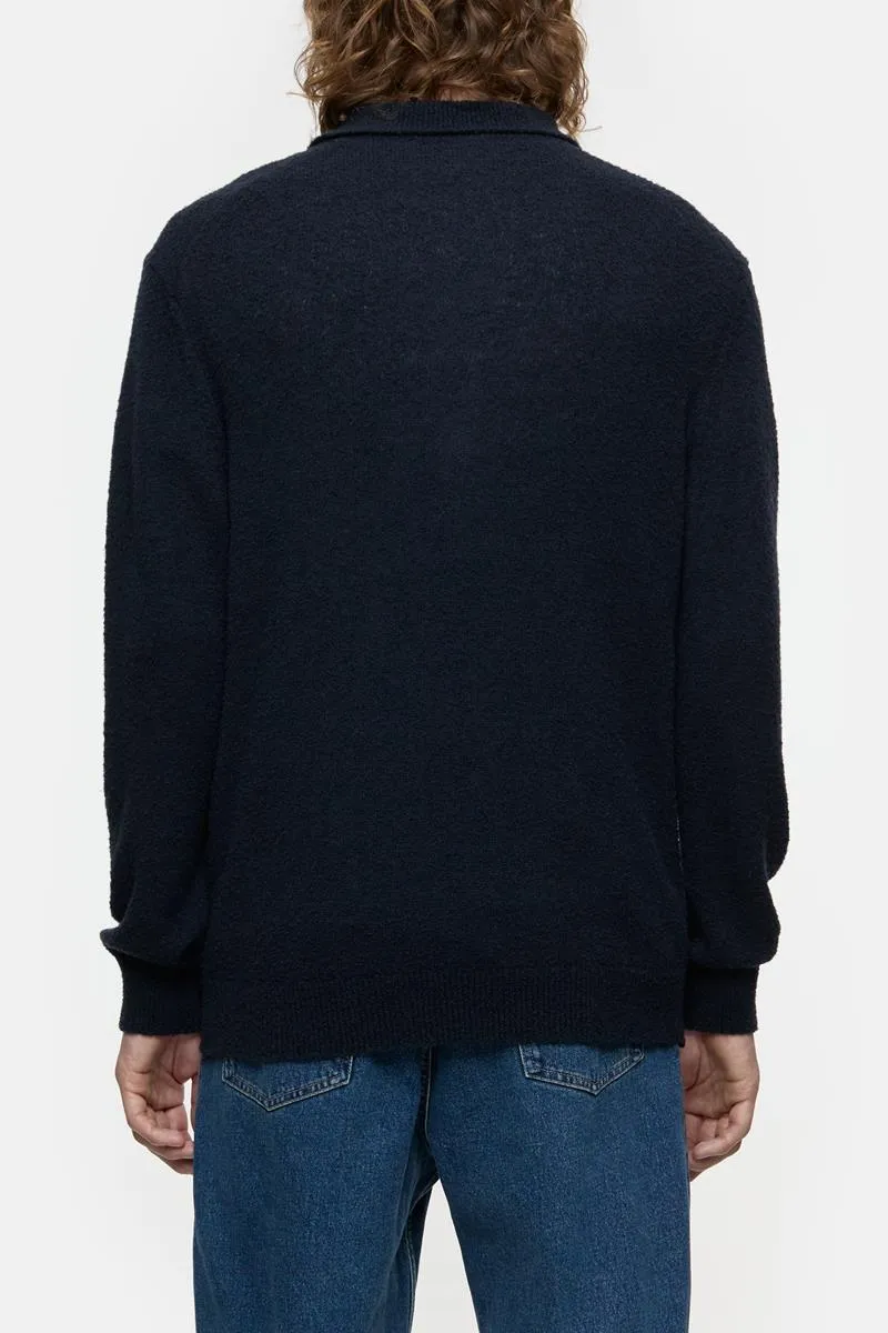 CLOSED JERSEY POLO DE LANA NAVY
