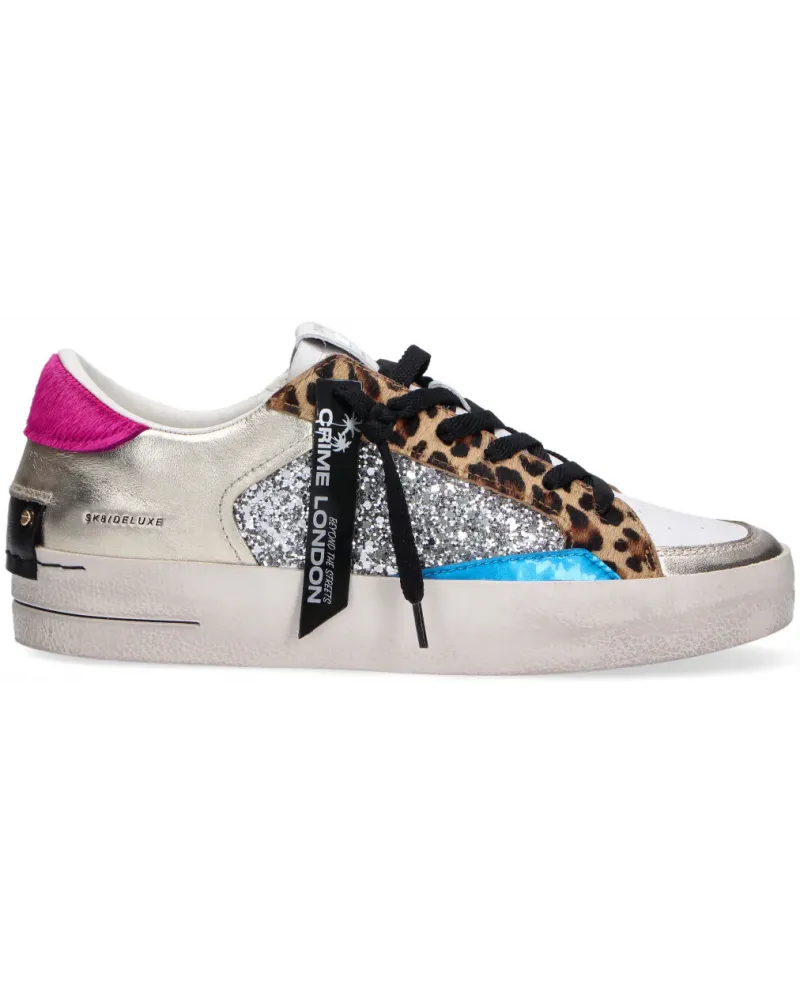 COPIA CRIME  SK8 21107 WHITE/PIOMBO  SNEAKERS WOMAN