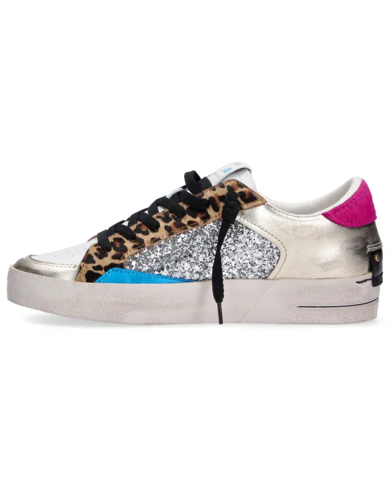 COPIA CRIME  SK8 21107 WHITE/PIOMBO  SNEAKERS WOMAN