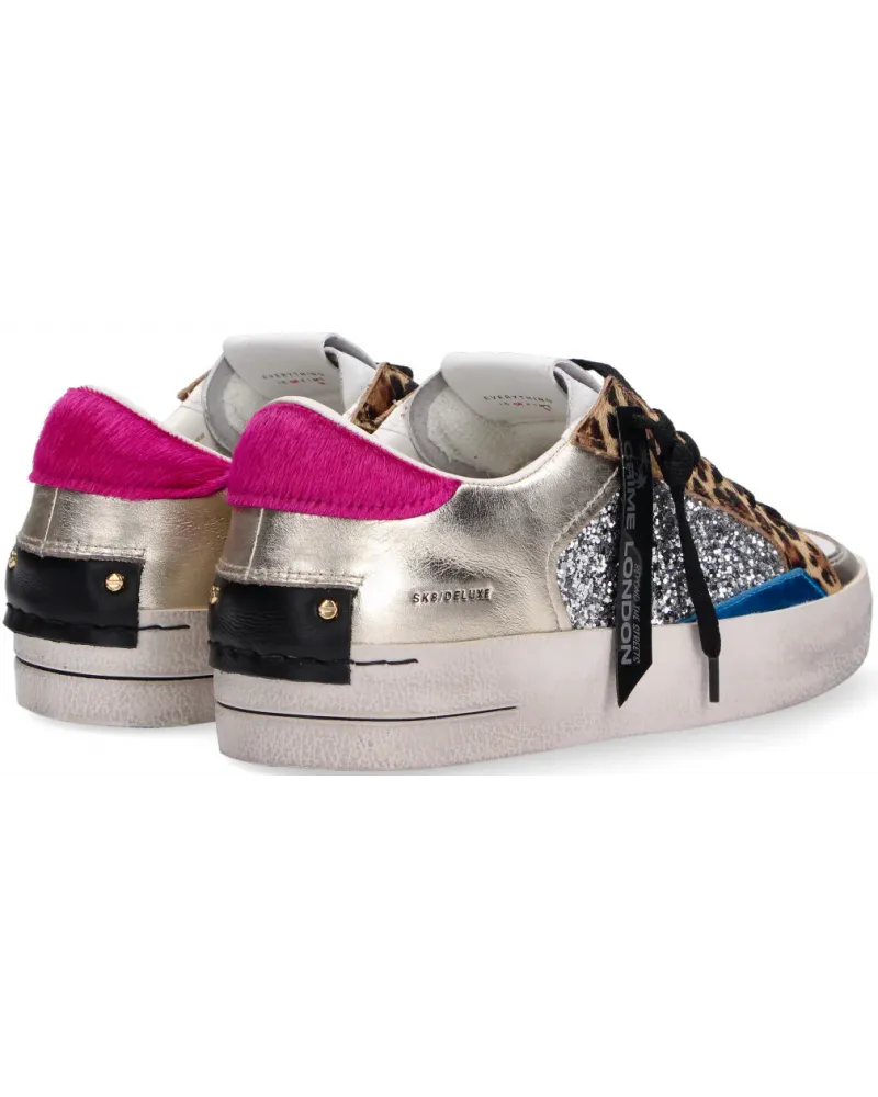 COPIA CRIME  SK8 21107 WHITE/PIOMBO  SNEAKERS WOMAN
