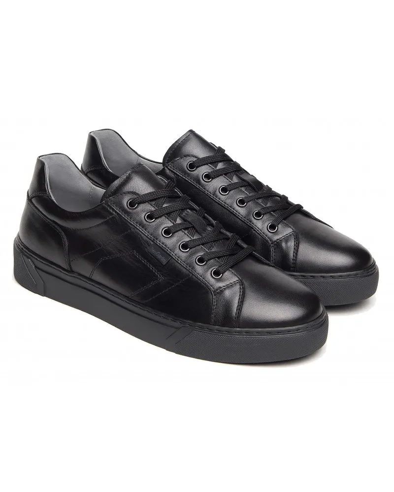 COPIA NERO GIARDINI  400430 NERO  CUERO DE HOMBRE SNEAKERS