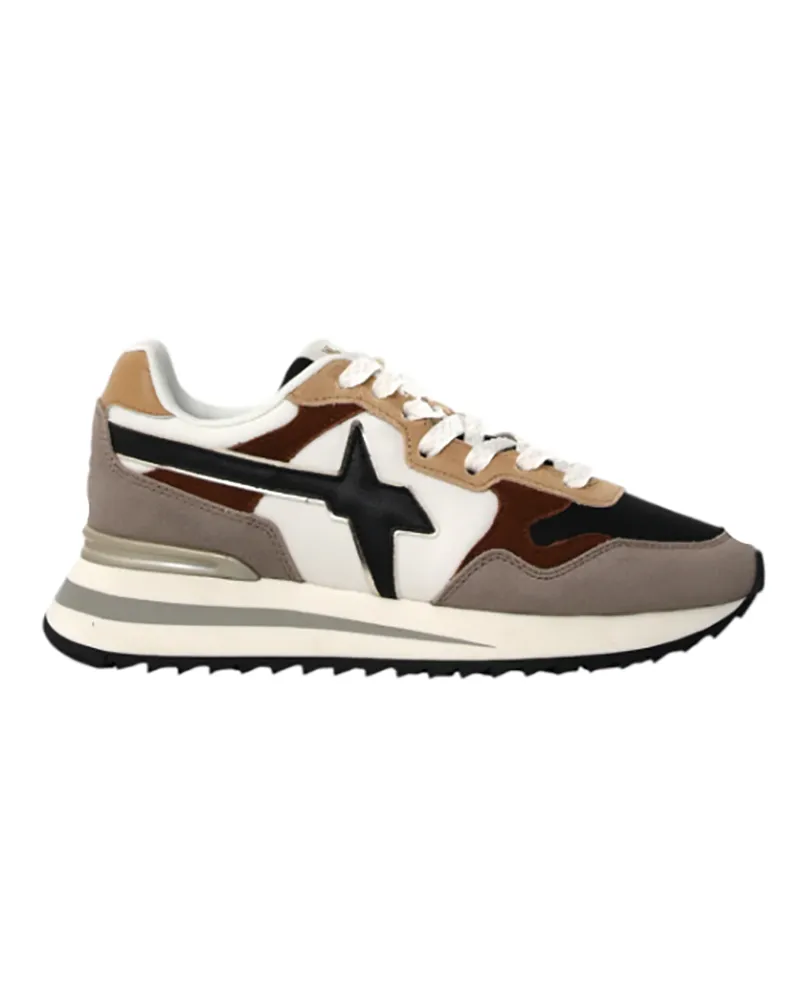 COPIA W6YZ  YAKW GREY/BLACK  SNEAKERS IN TECHNICAL FABRIC AND SUEDE