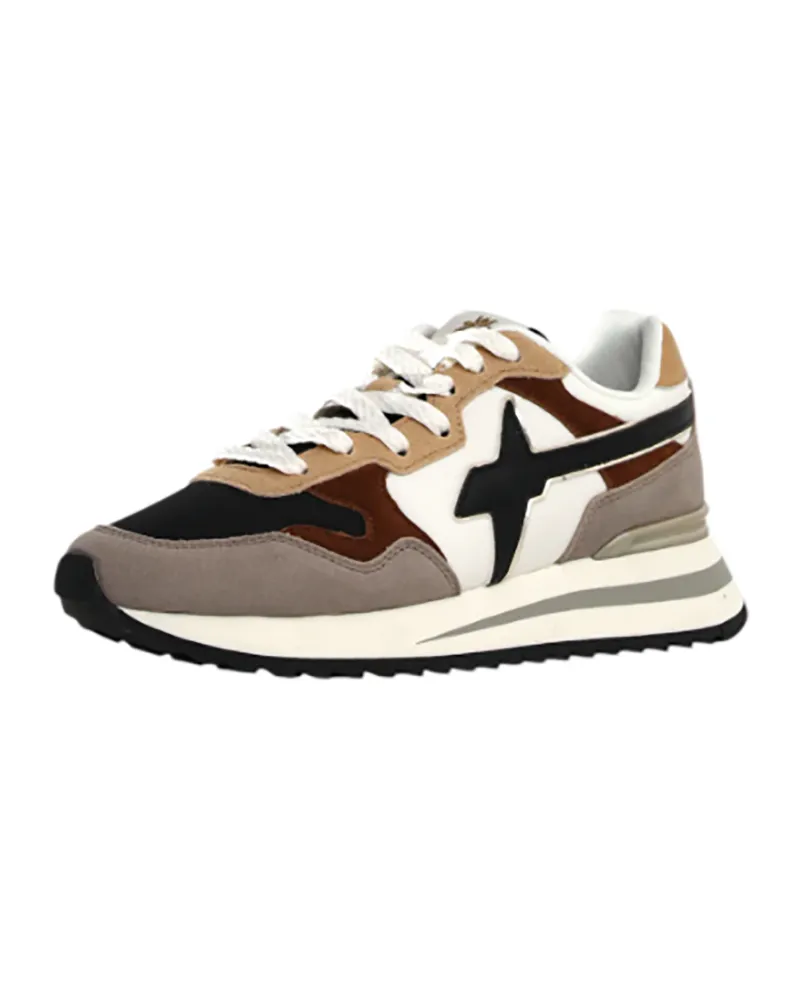 COPIA W6YZ  YAKW GREY/BLACK  SNEAKERS IN TECHNICAL FABRIC AND SUEDE