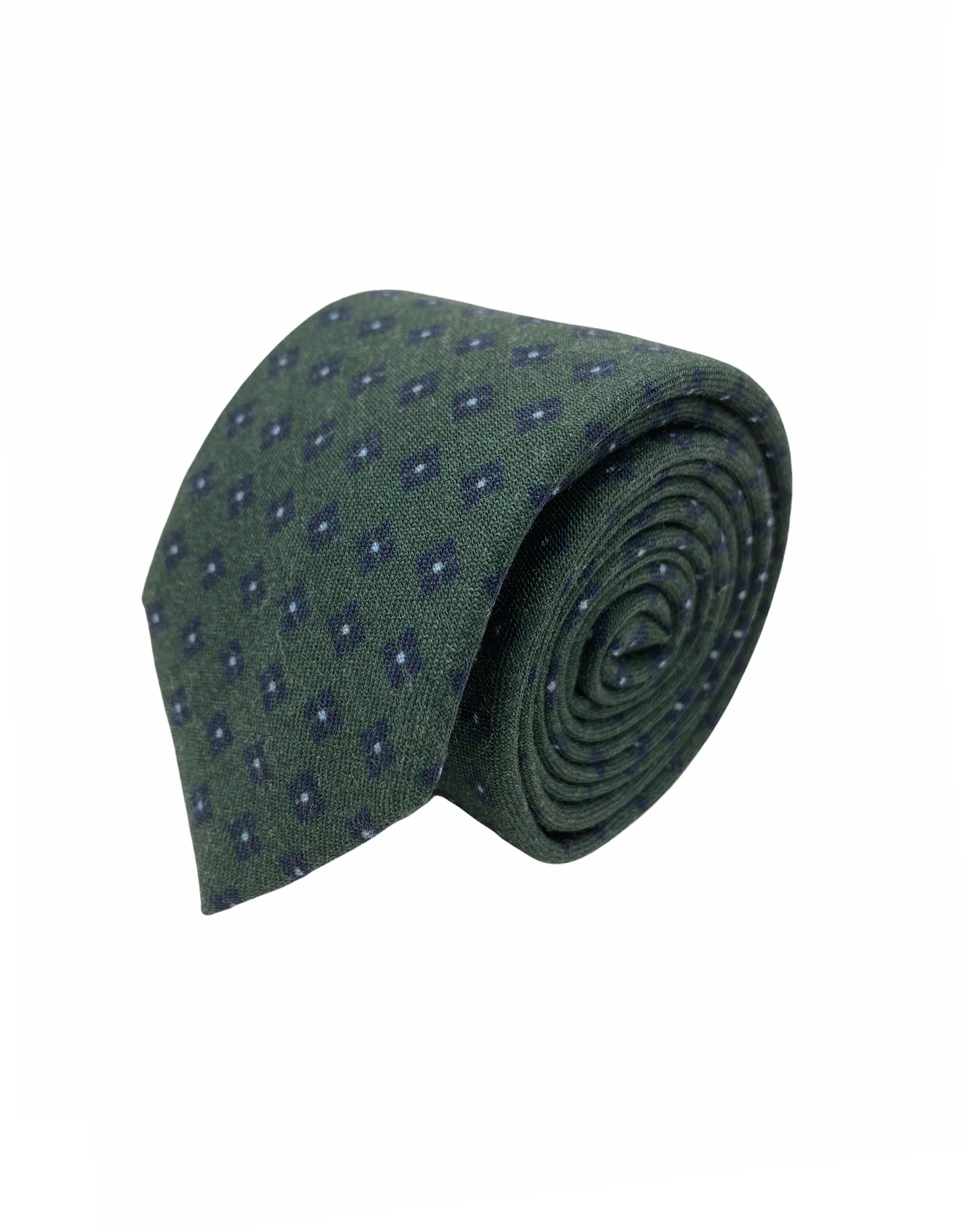 Corbata Lana Verde